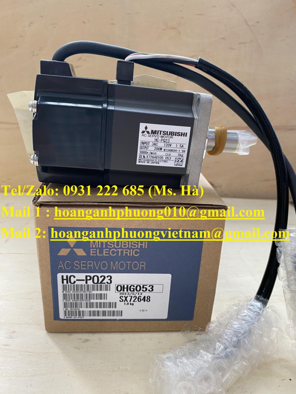 HC-PQ23 | Ac servo motor mitsubishi giá cạnh tranh