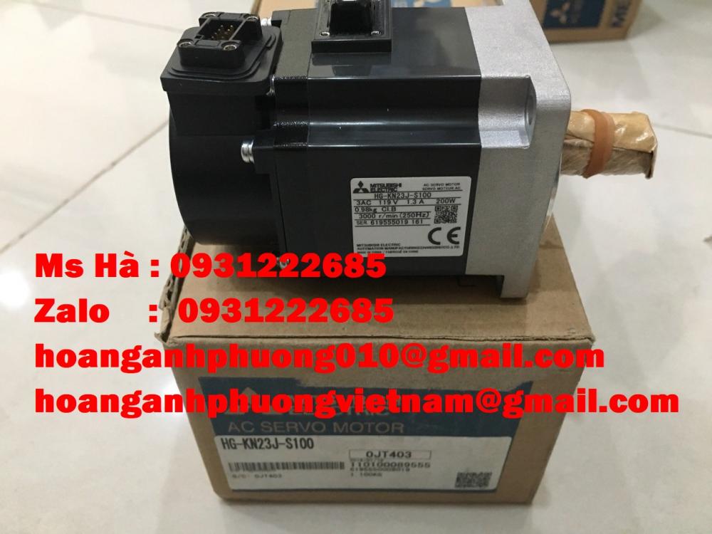 Servo motor HG-KN23BJ-S100 mitsubishi bảo hành 12 tháng 