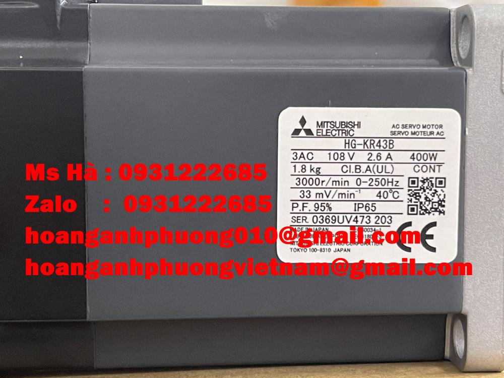 Servo motor HG-KR43B mitsubishi nhập khẩu trực tiếp 