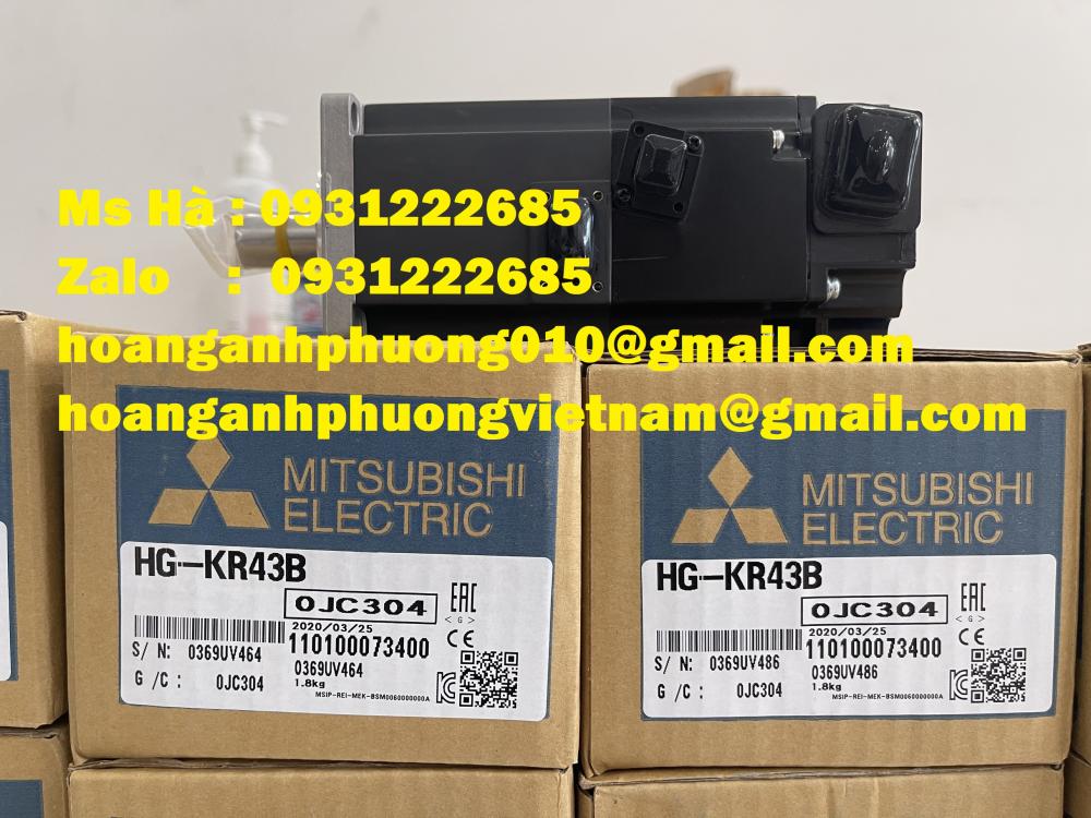 Motor mitsubishi HG-KR43B mới, chính hãng 100%