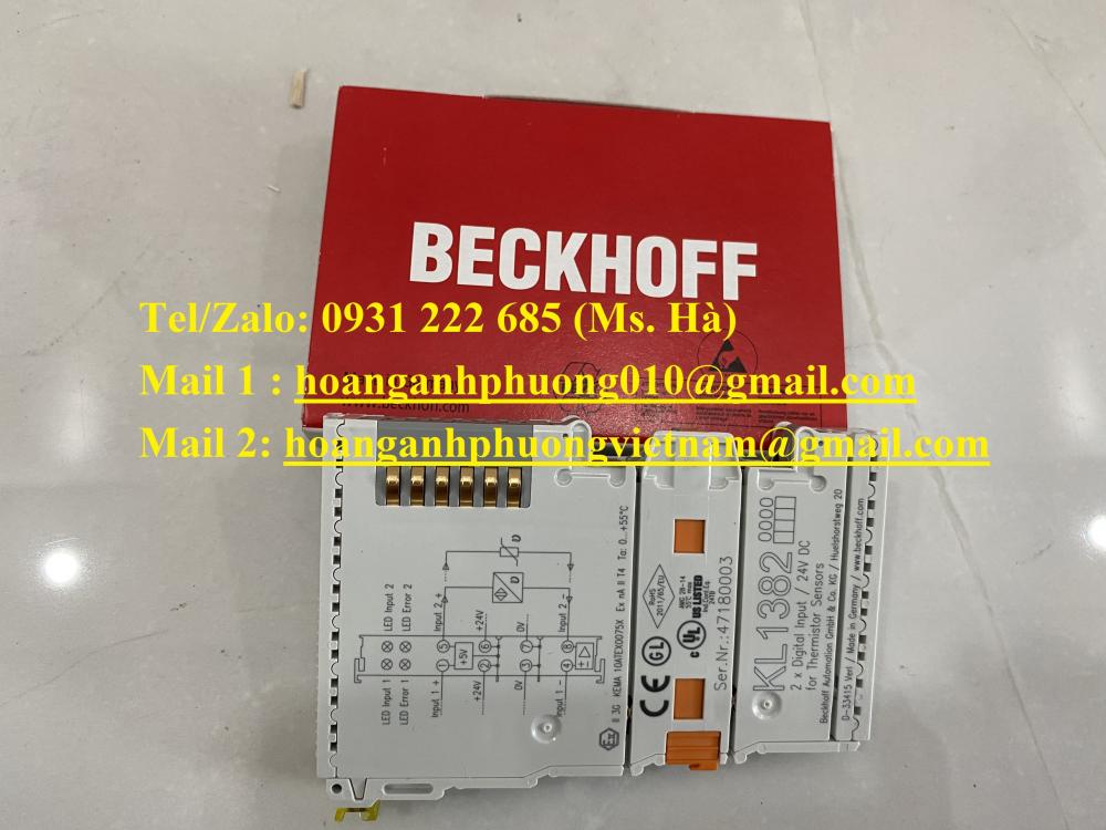 Module ngõ vào KL1382 beckhoff - giao hàng nhanh chóng 