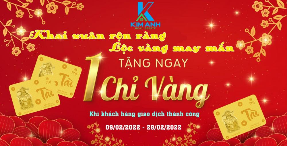 TẶNG 1 CHỈ VÀNG PNJ cho khách mua Đất