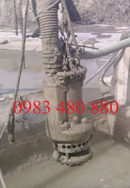 Call/Zalo: 0983.480.880 *Máy bơm bùn đặc có cánh khuấy Tsurumi KRS2-100 và KRS-200*