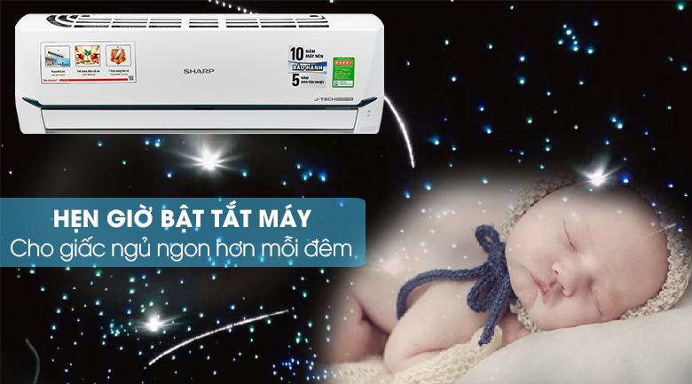 Máy Lạnh treo tường Sharp AH-X18XEW (Inverter) có tuổi thọ cao