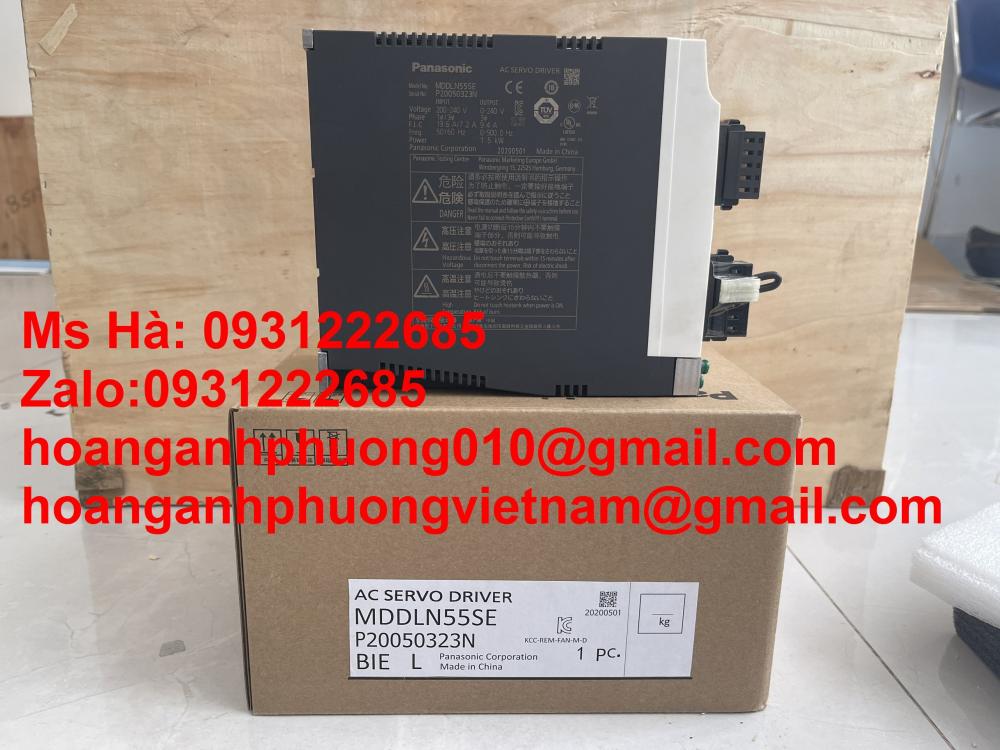 AC servo panasonic MDDLN55SE công suất 1.5kW