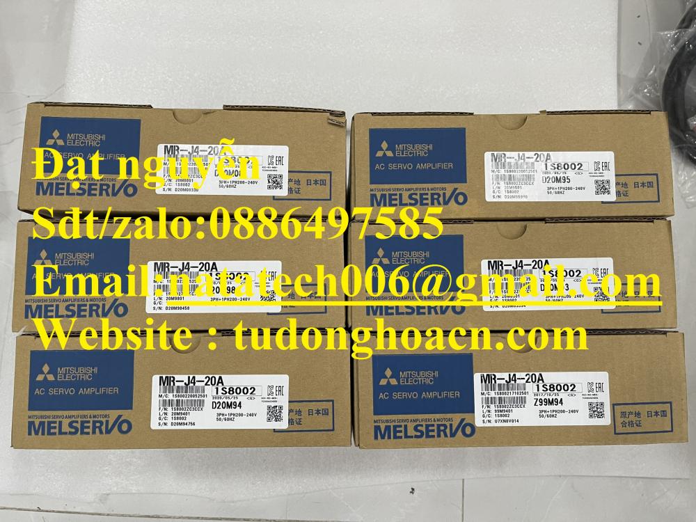 MR-J4-20A bộ điều khiển Mitsubishi giá nhập trực tiếp Cty Natatech 