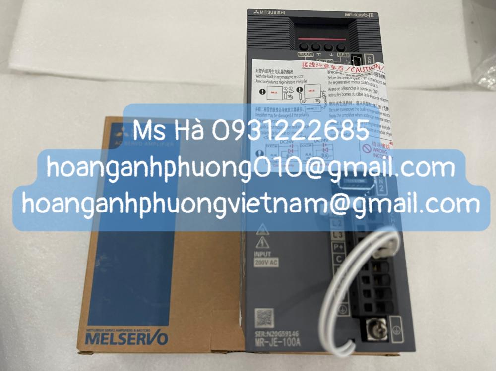 Mitsubishi MR-JE-100A servo hàng mới 100%