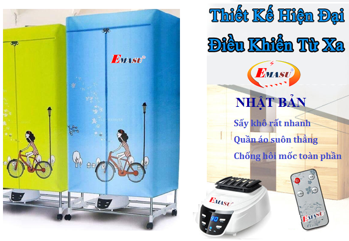 Tủ sấy quần áo diệt khuẩn khử mùi tốt nhất