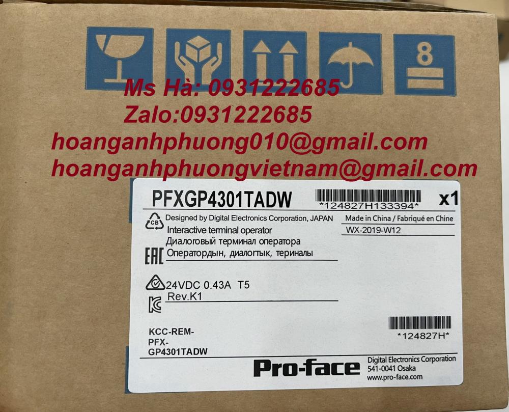 Chuyên dòng Pro-face PFXGP4301TADW màn hình mới