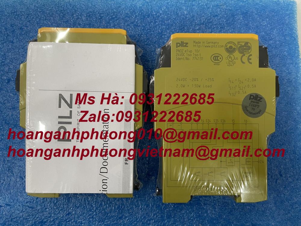 Chuyên cung cấp relay Pilz PNOZ e1vp 10/24VDC