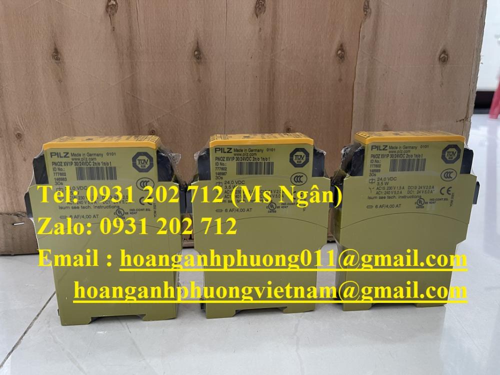 PNOZ XV1P C 30/24VDC 2n/o 1n/o t Relay an toàn Pilz 