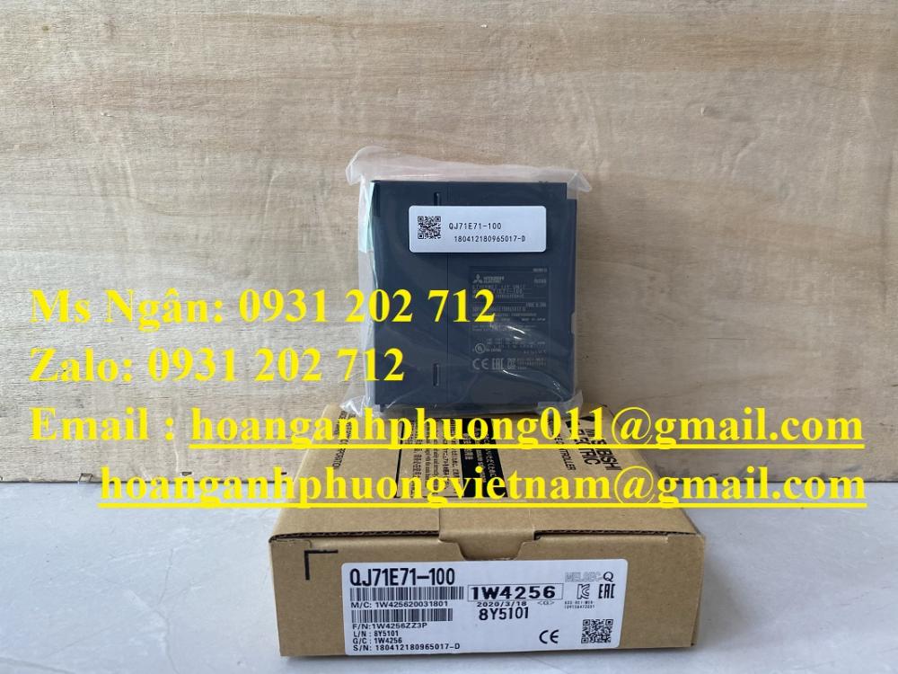 QJ71E71-100 Ethernet module Mitsubishi - công ty Hoàng Anh Phương nhập khẩu giá tốt