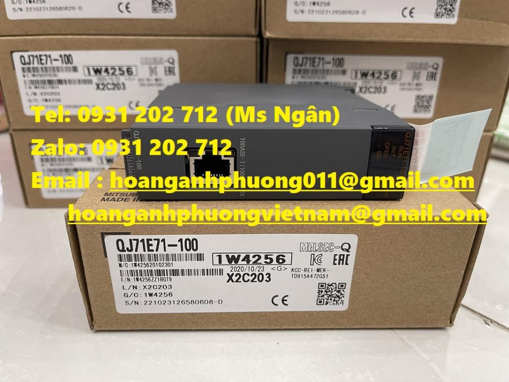 Mô đun Ethernet PLC QJ71E71-100 hãng Mitsubishi giá tốt