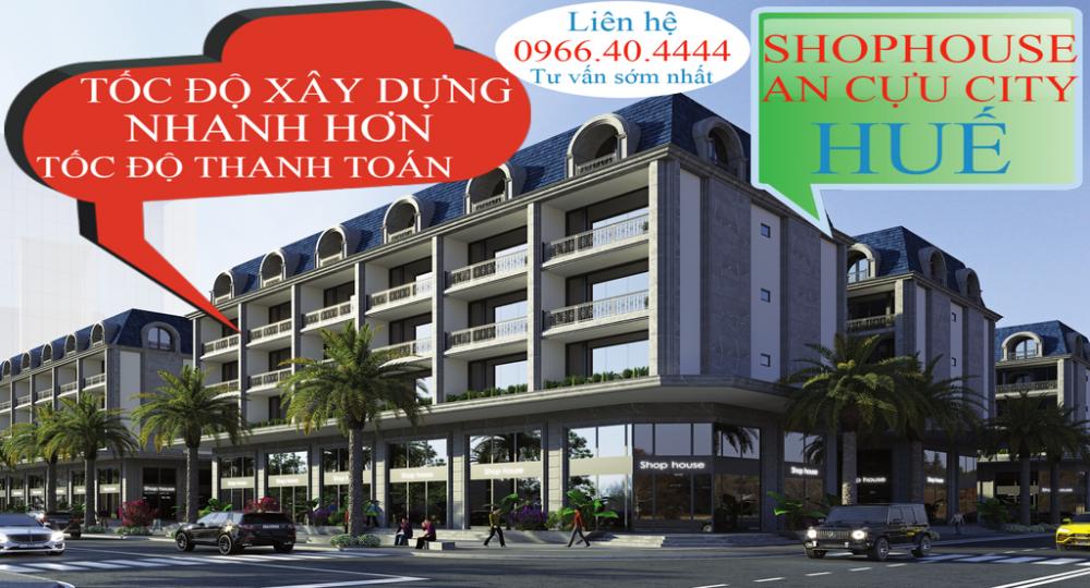 Bán căn Shophouse An Cựu City – Huế. Giá 9.1 tỷ/căn.