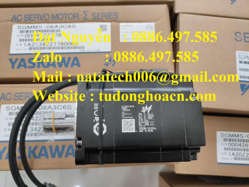 SGMMS-08A3C6S động cơ CNC chính hãng Yaskawa 