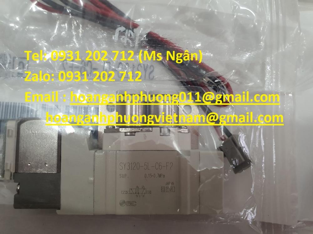 SY3120-5L-C6-F2 Solenoid valve SMC nhập khẩu giá tốt