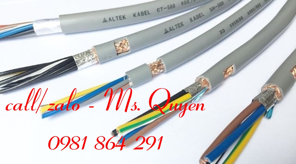 Cáp điều khiển có lưới chống nhiễu Altek Kabel 16x1.0mm2