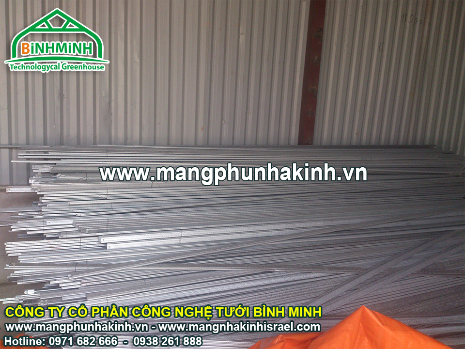 Cung cấp nẹp nhà kính giá tốt, thanh nẹp C và zic zăc nha kinh nông nghiệp mua ở đâu