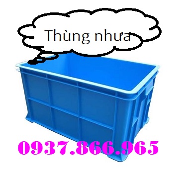 Đơn vị sản xuất thùng nhựa dùng trong ngành công nghiệp nhẹ, thùng nhựa b5