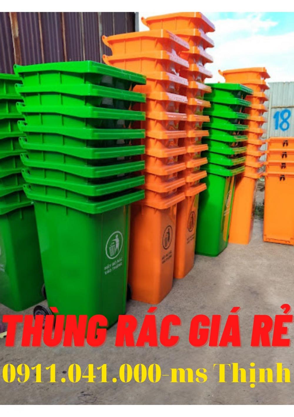 Đại lý thùng rác đồng tháp - thùng rác 120lit 240lit lh 0911.041.000