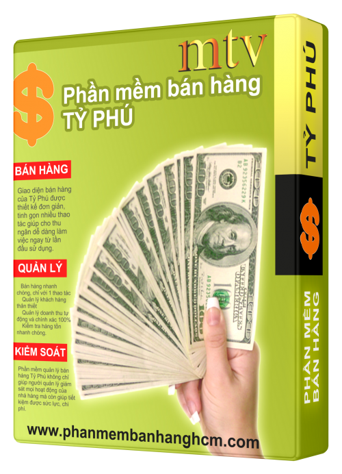 PHẦN MỀM QUẢN LÝ BÁN HÀNG TỶ PHÚ