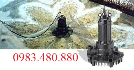 Call/Zalo: 0983.480.880 *Máy sục khí chìm Tsurumi 80TRN412, 80TRN417, công suất 12-17kw