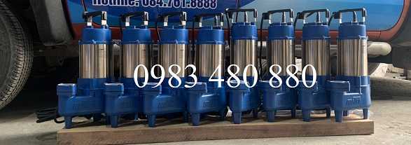 Call/Zalo: 0983.480.880 *Máy bơm chìm nước thải Matra thân inox VTXS 100T, P=0.75-1.1kw*