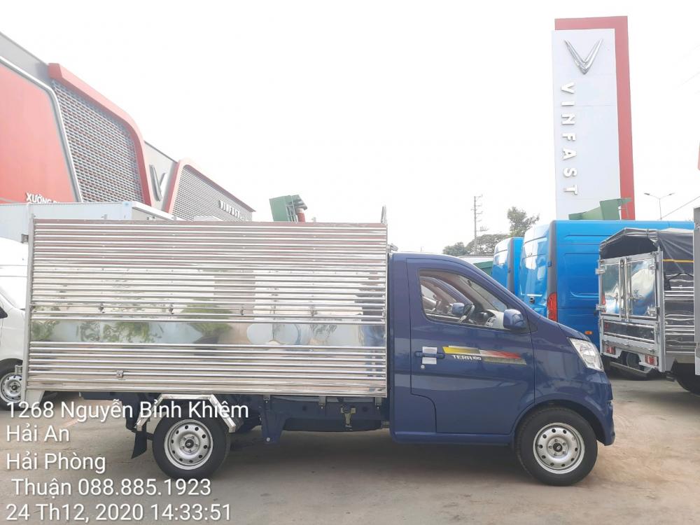 Xe tải Teraco 100 thùng kín 900 kg tại Quảng Ninh