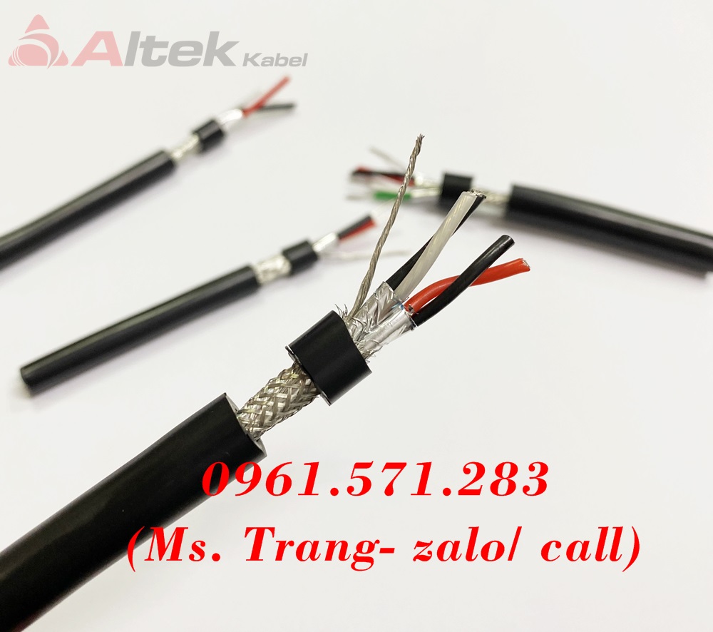 Cáp truyền thông vặn xoắn RS485 2x2x0.5- altek kabel