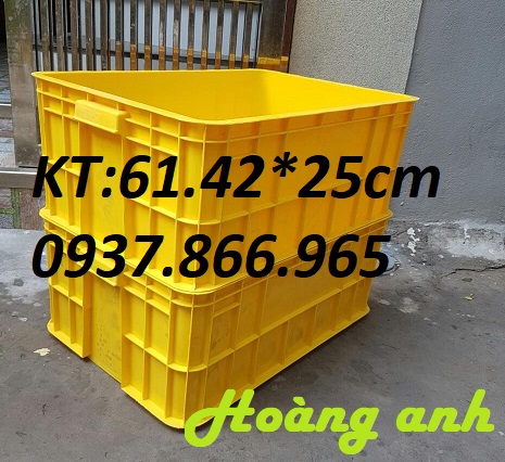 Sản xuất sọt nhựa HS 017 số lượng lớn , giá sọt nhựa đặc