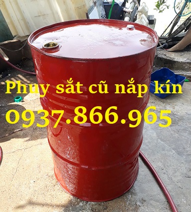 Phuy dùng làm bàn trang trí, phuy sắt đựng dung dịch lỏng, cung cấp phuy sắt toàn miền bắc