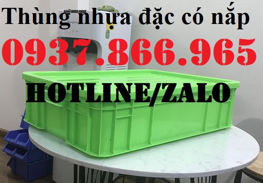 Thùng nhựa dùng trong các nhà xưởng, thùng nhựa 