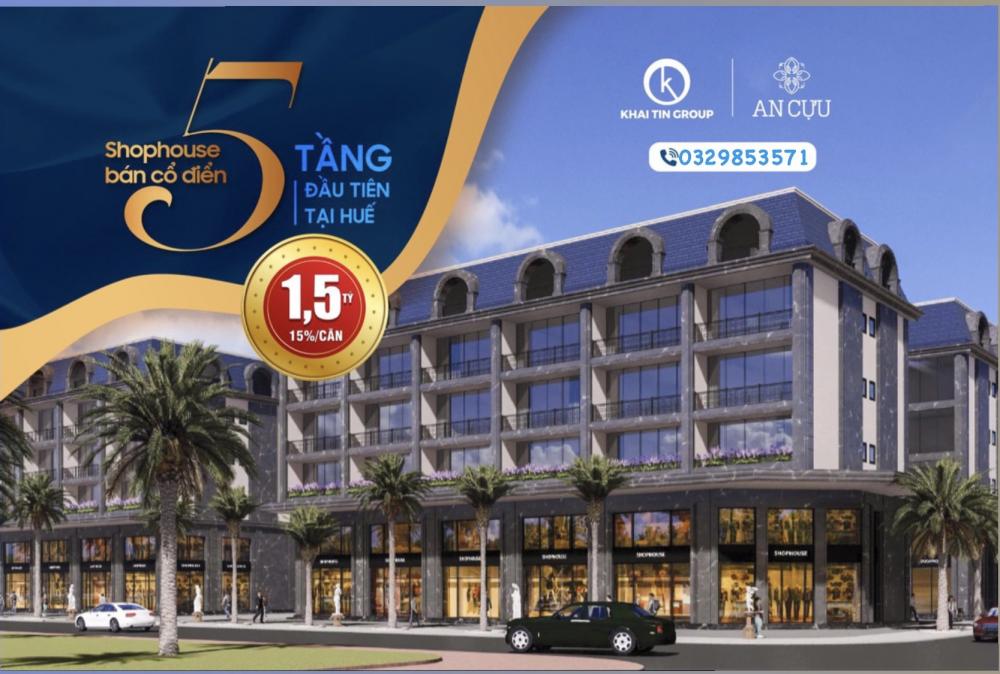 Chỉ với 1,5 tỷ đồng đã sở hữu Shophouse hàng hiệu bật nhất miền Trung