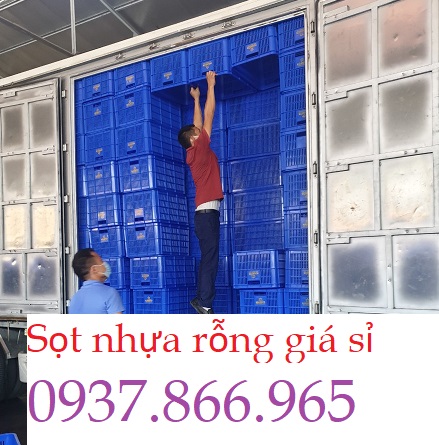 Sóng nhựa rỗng đựng hải sản( sọt nhựa tại hà nội),sọt nhựa hở, sọt nhựa rỗng