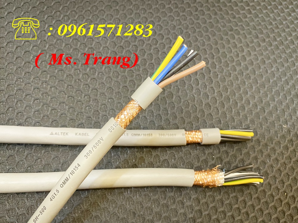 Dây cáp điện mềm chống nhiễu 4x1 hãng Altek Kabel