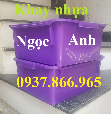 Khay nhựa A3, hộp nhựa, thùng nhựa công nghiệp, thùng nhựa cơ khí