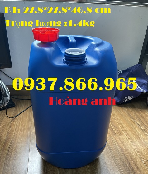 Sản xuất can hóa chất số lượng lớn, can nhựa dùng trong các ngành công nghiệp, can 25l giá