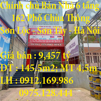 Chính chủ cần Bán Nhà ở Phường Sơn Lộc, Thị xã Sơn Tây, Hà Nội