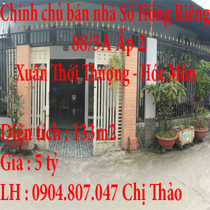 Chính chủ bán nhà có Sổ Hồng Riêng