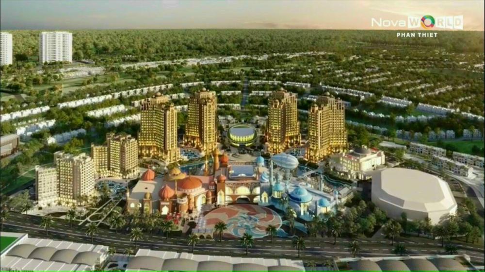 Novaworld Center toạ lạc tại vị trí trung tâm đẹp nhất của dự án Novaworld Phan Thiet