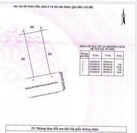 ĐẤT CAM ĐỨC MẶT TIỀN ĐƯỜNG HỒ XUÂN HƯƠNG ĐƯỜNG NHỰA 7M