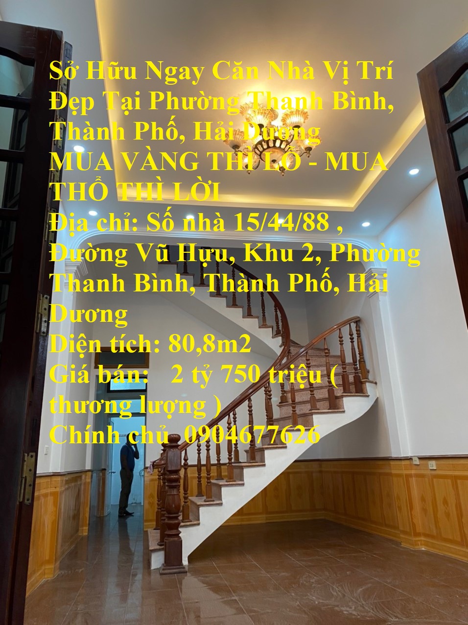 Sở Hữu Ngay Căn Nhà Vị Trí Đẹp Tại Phường Thanh Bình, Thành Phố, Hải Dương