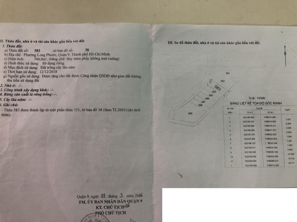 Bán đất nghỉ dưởng ở khu sinh thái quận 9.Ngang 16m,dài 44m chỉ 19 triệu /m2