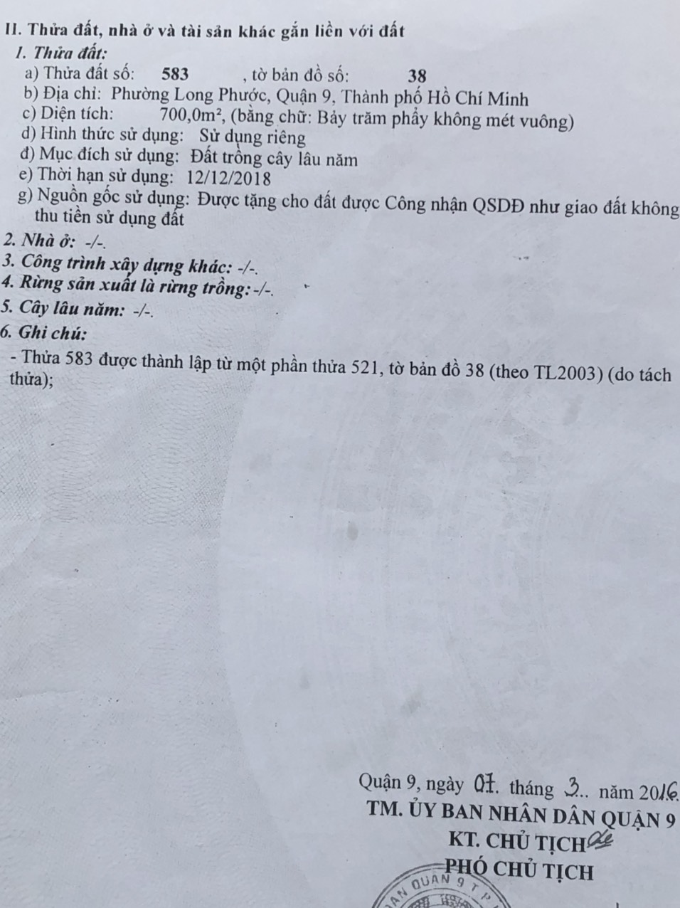 Bán đất gần khu sinh thái Song Long,phường Long Phước Thủ Đức,sổ hồng Đ/T:0944028935