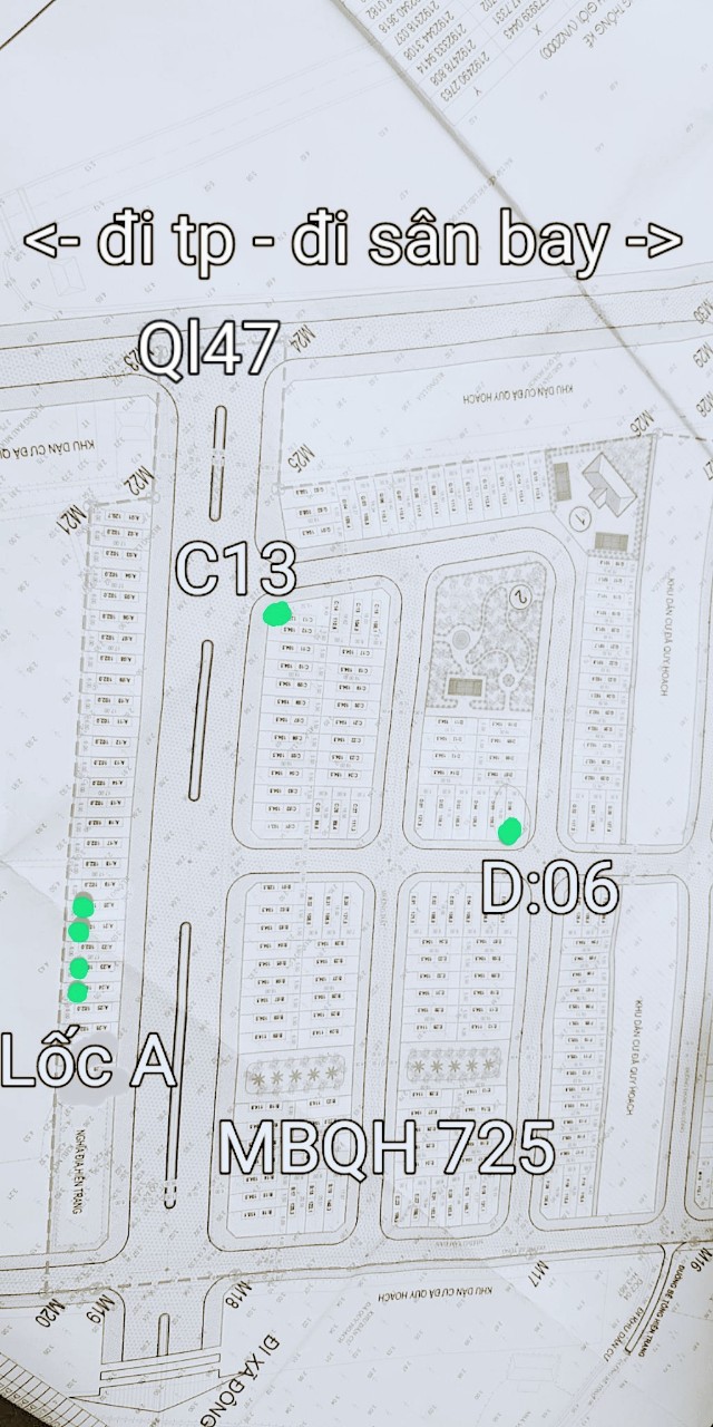 BAN DAT DUONG DOI 36M . MBQH 725 - DONG KHE- DONG SON - THANH HOA . LH 0946812999