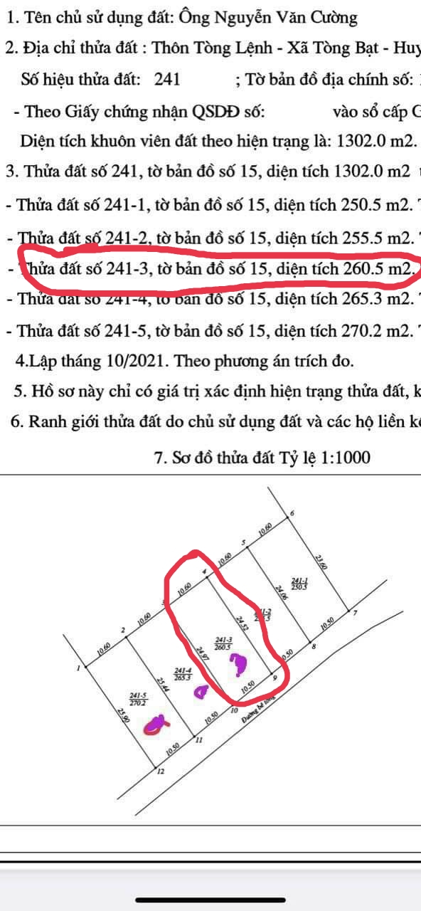 Chính chủ cần bán nhanh lô đất Ba Vì - Hà Nội