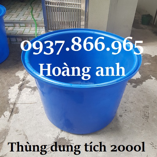 Bán thùng nhựa hình chữ nhật dung tích lớn đựng hải sản