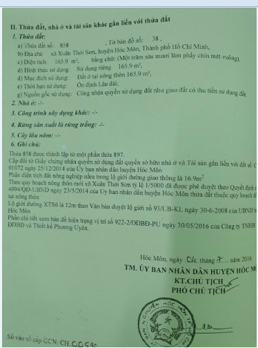 Chính chủ kẹt tiền cần bán gấp đất đã xây kho full đất 49 Nguyễn Thi Ly- Xuân Thới Sơn,H.