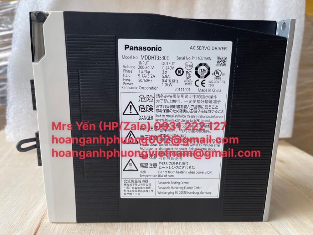 Servo driver MDDHT3530E | Panasonic | Hoàng Anh Phương