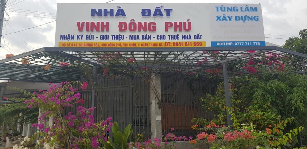 BÁN LÔ ĐẤT MẶT TIỀN ĐẸP GIÁ SIÊU ĐẦU TƯ tại ẤP PHÚ NHƠN – X. ĐÔNG PHÚ – H. CHÂU THÀNH